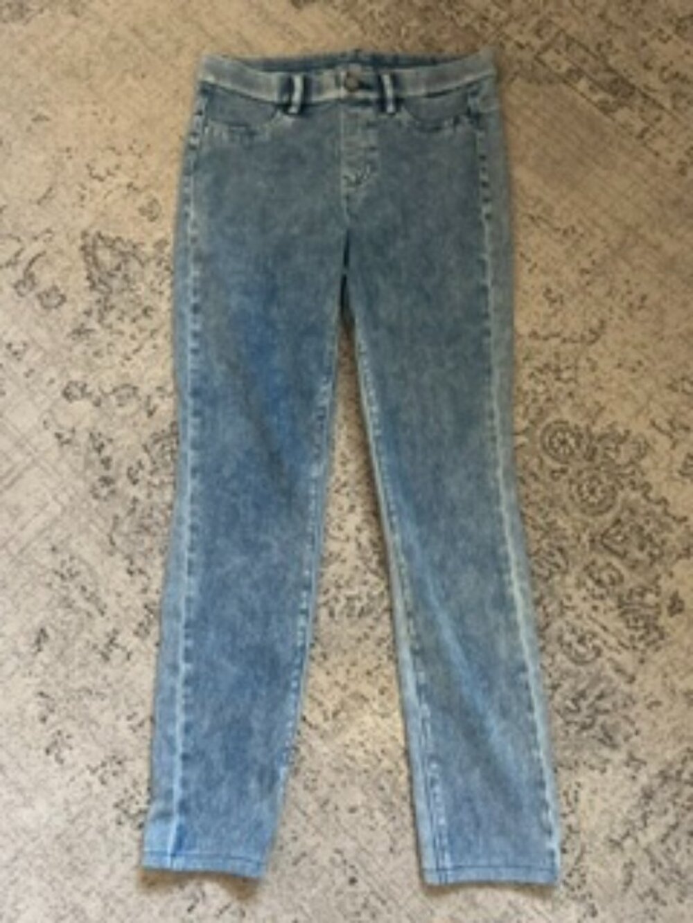 🧡3/$15 UNIQLO Blue Jeggings Tag says S Waist 26-27, but fits like XS